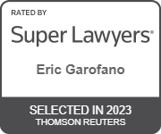 Rated By Super Lawyers | Eric Garofano | Selected in 2023 | Thomson Reuters